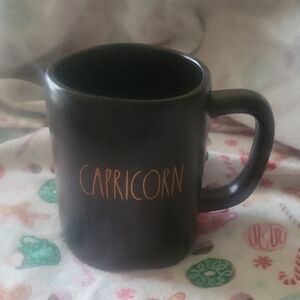 Rae Dunn Capricorn Zodiak Black Mug. No Call Outs. Very Desirable